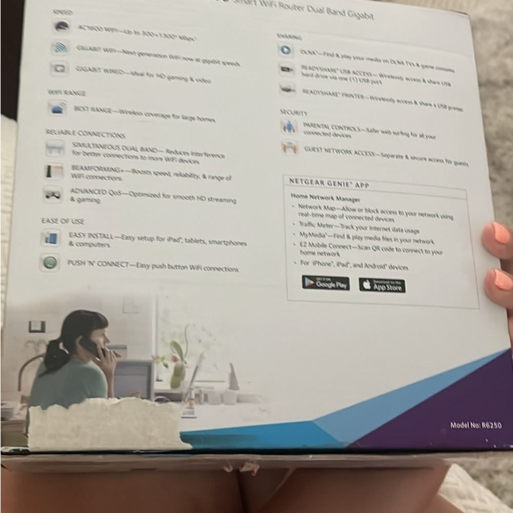 NETGEAR Dual Band Gigabit Router - R6260v2 - Picture 4 of 4